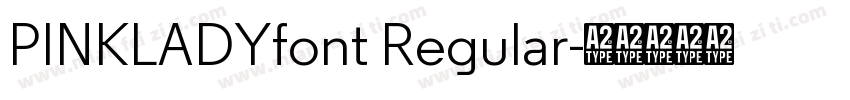 PINKLADYfont Regular字体转换